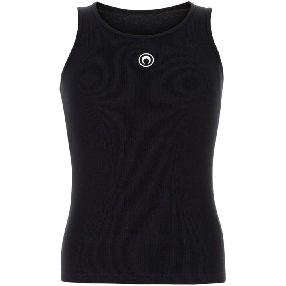 Marine Serre Men Moon Cotton Tank Top